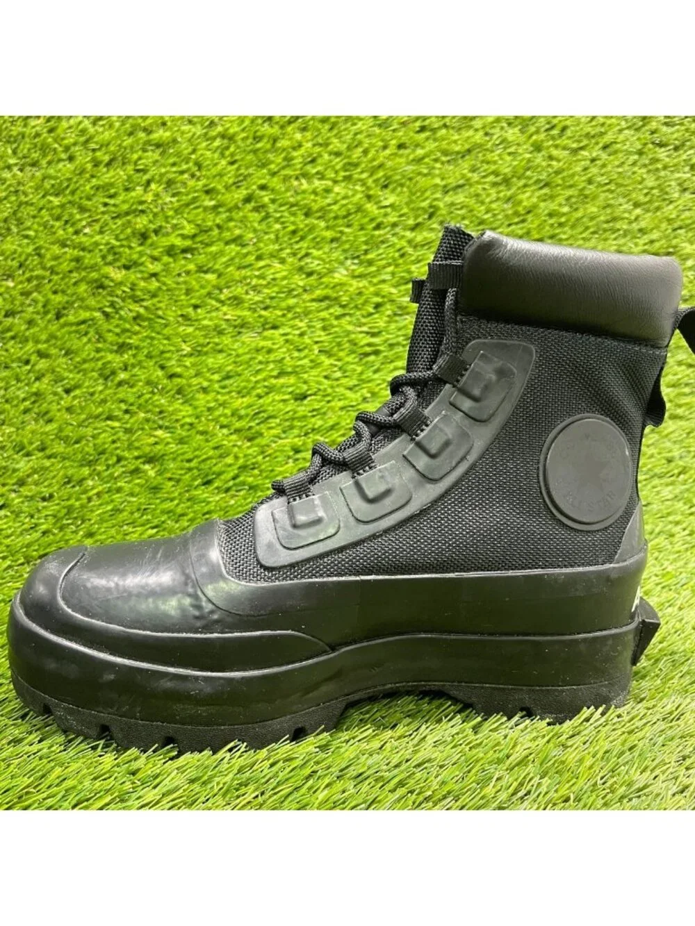 Converse x AMBUSH Chuck Taylor All Star Womens Size 6 Black Outdoor Duck Boots